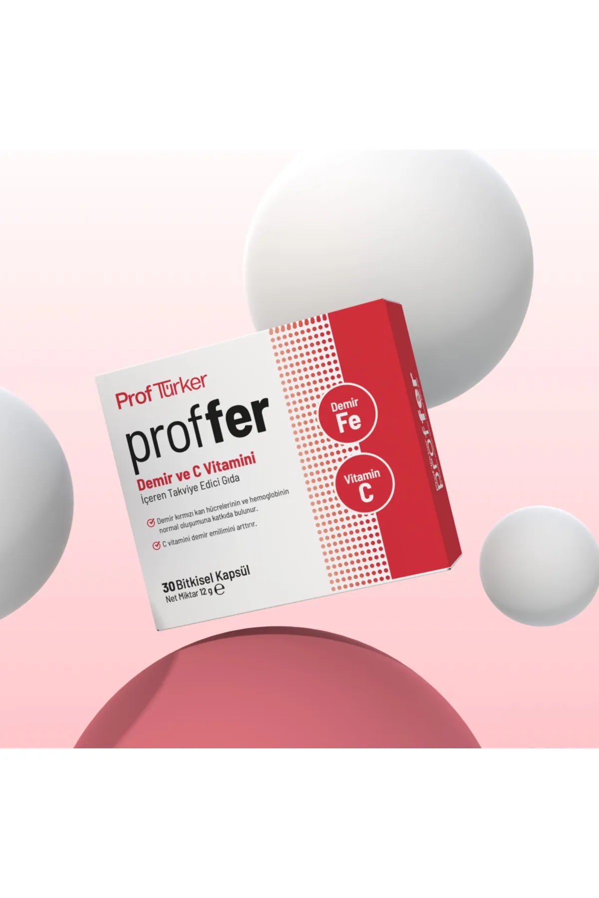 ProfTürker Proffer - Demir ve C Vitamini İçeren Gıda Takviyesi