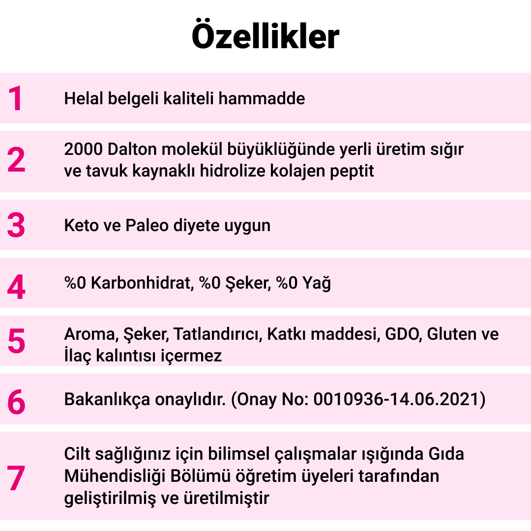 ProfTürker Collagen Beauty 30 Saşe – Hyaluronik asit, Glutatyon, Alfa-lipoik asit, Koenzim Q10