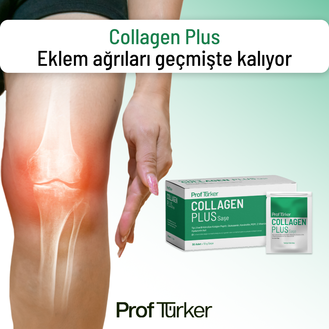ProfTürker Collagen Plus 30 Saşe - Kolajen Glukozamin Kondroitin MSM Boswellia Takviyesi