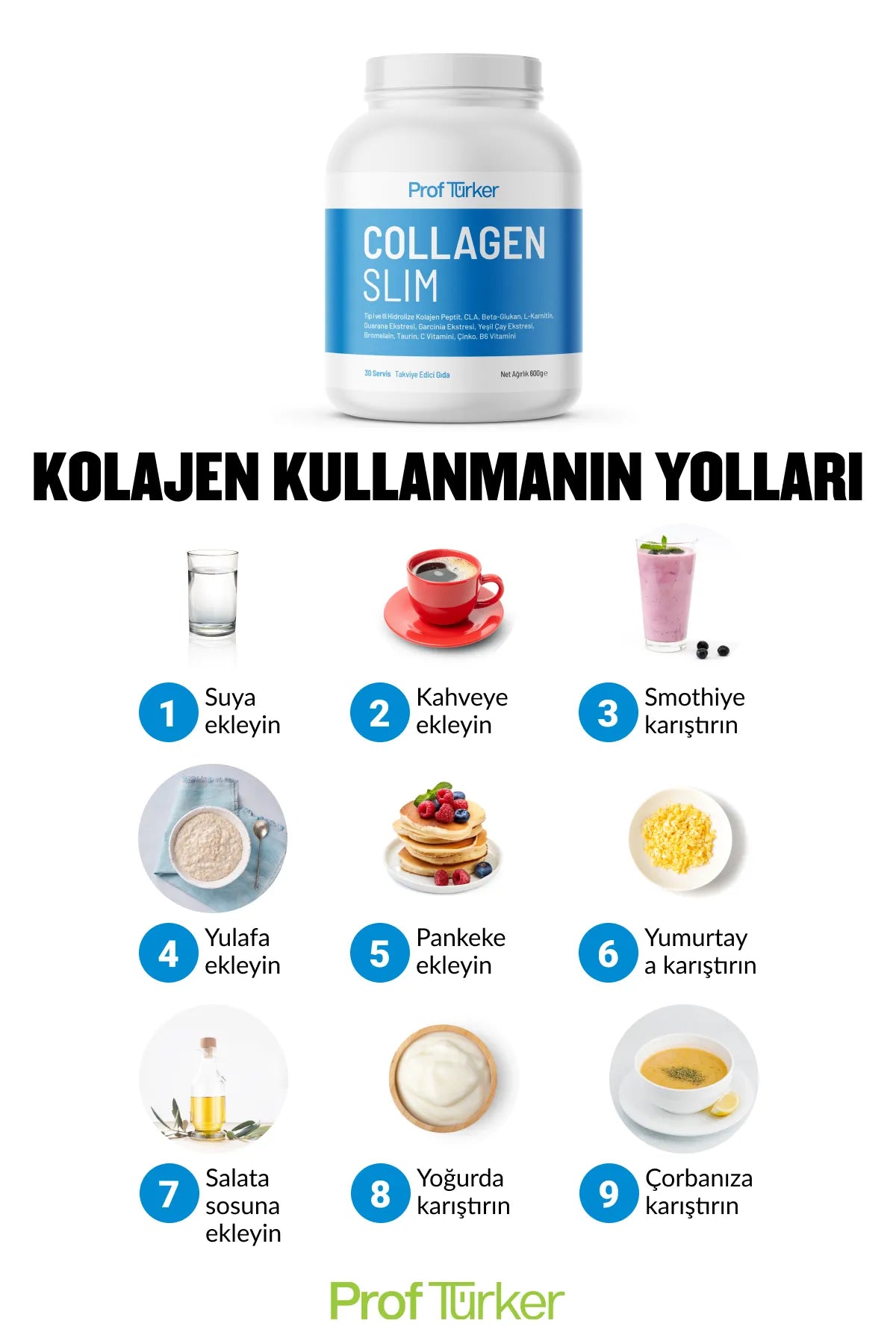Collagen Slim 600 g- Kolajen ve Bitki Ekstreleri İçeren Toz Diyet Takviyesi
