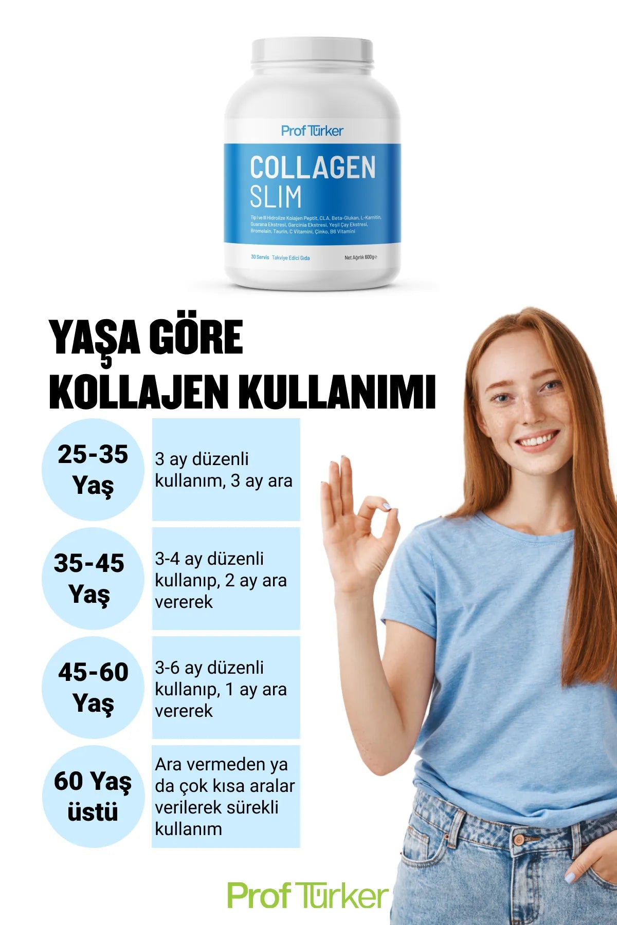 Collagen Slim 600 g- Kolajen ve Bitki Ekstreleri İçeren Toz Diyet Takviyesi