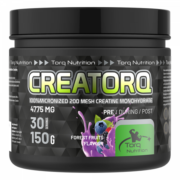 Creatorq %100 Micronized Creatine Monohydrate Orman Meyveli 150 Gr - 30 Servis