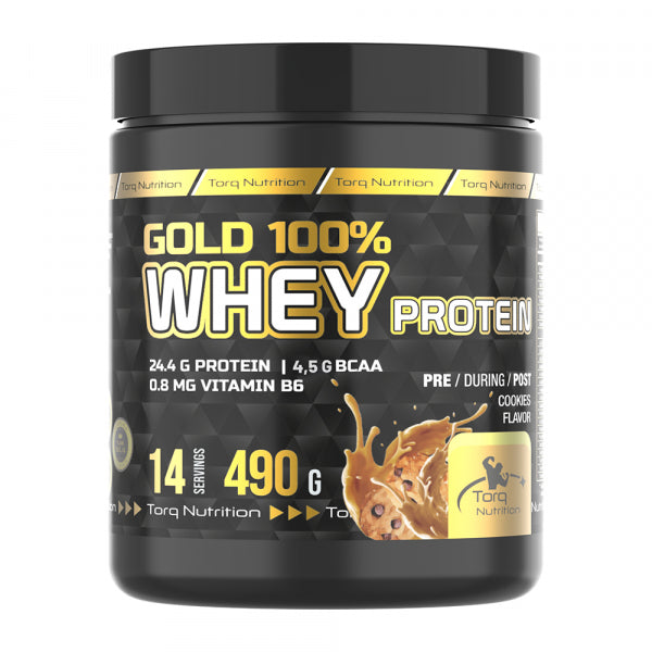 GOLD %100 Whey Protein Tozu (Cookie aromalı) 490 Gr - 14 Servis