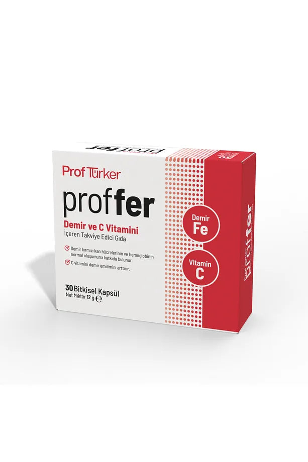 ProfTürker Proffer - Demir ve C Vitamini İçeren Gıda Takviyesi