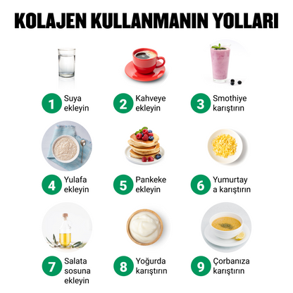 ProfTürker Collagen Plus 30 Saşe - Kolajen Glukozamin Kondroitin MSM Boswellia Takviyesi