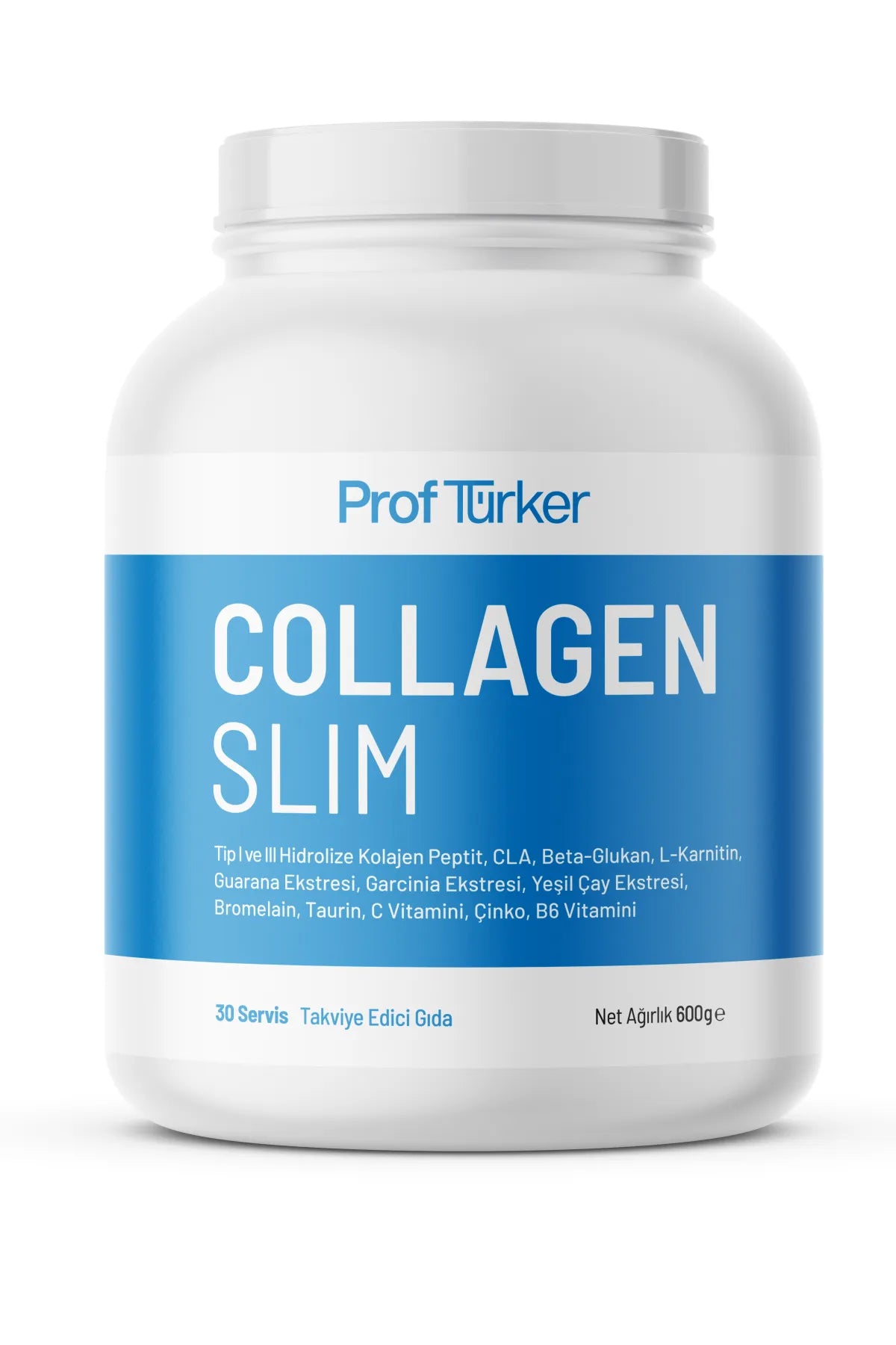 Collagen Slim 600 g- Kolajen ve Bitki Ekstreleri İçeren Toz Diyet Takviyesi