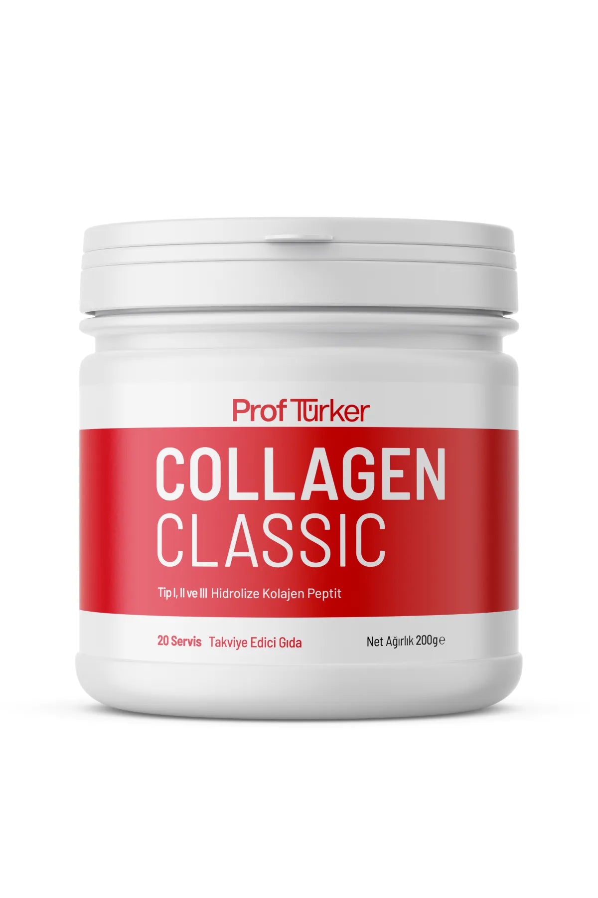 Proftürker Collagen Classic 200 g – %100 Saf ve Doğal Toz Kolajen