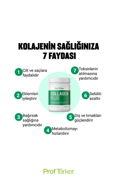 ProfTürker Collagen Plus 400 gr – Kolajen, Glukozamin, Kondroitin, MSM, Boswellia