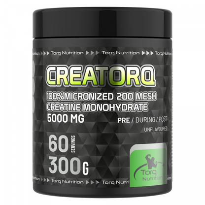 Creatorq %100 Micronized Creatine Monohydrate Aromasız 300 Gr - 60 Servis