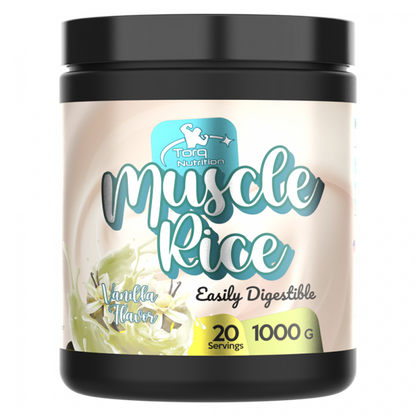 Muscle Rice Mikronize Pirinç Unu 1000 GR - Vanilya Aromalı