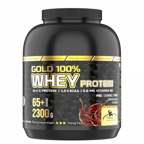 GOLD %100 Whey Protein Tozu (Çikolata aromalı) 2300 Gr - 65+ Servis