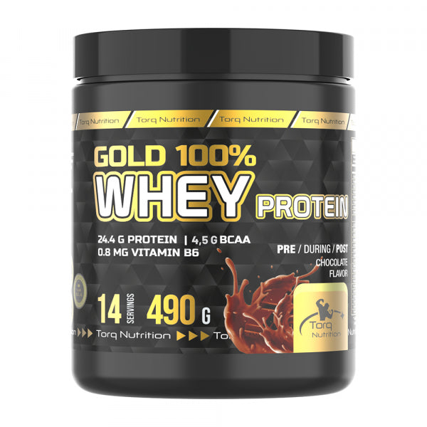 GOLD %100 Whey Protein Tozu (Çikolata aromalı) 490 Gr - 14 Servis